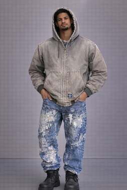 Carhartt Style Workwear Brand Insulated Duck Canvas Jacket